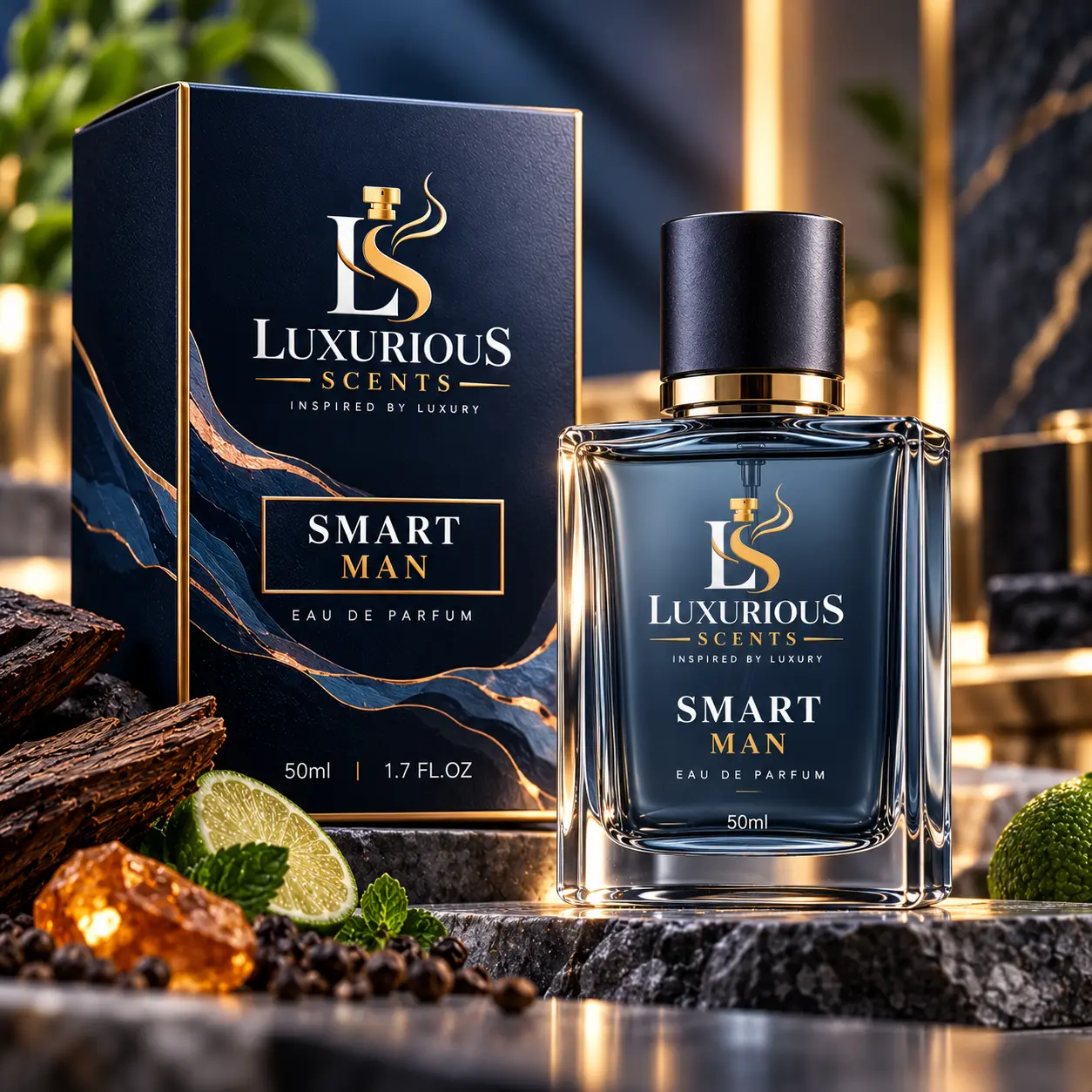 Smart Man Perfume for Men by Luxurious Scents – 100ml Eau de Parfum